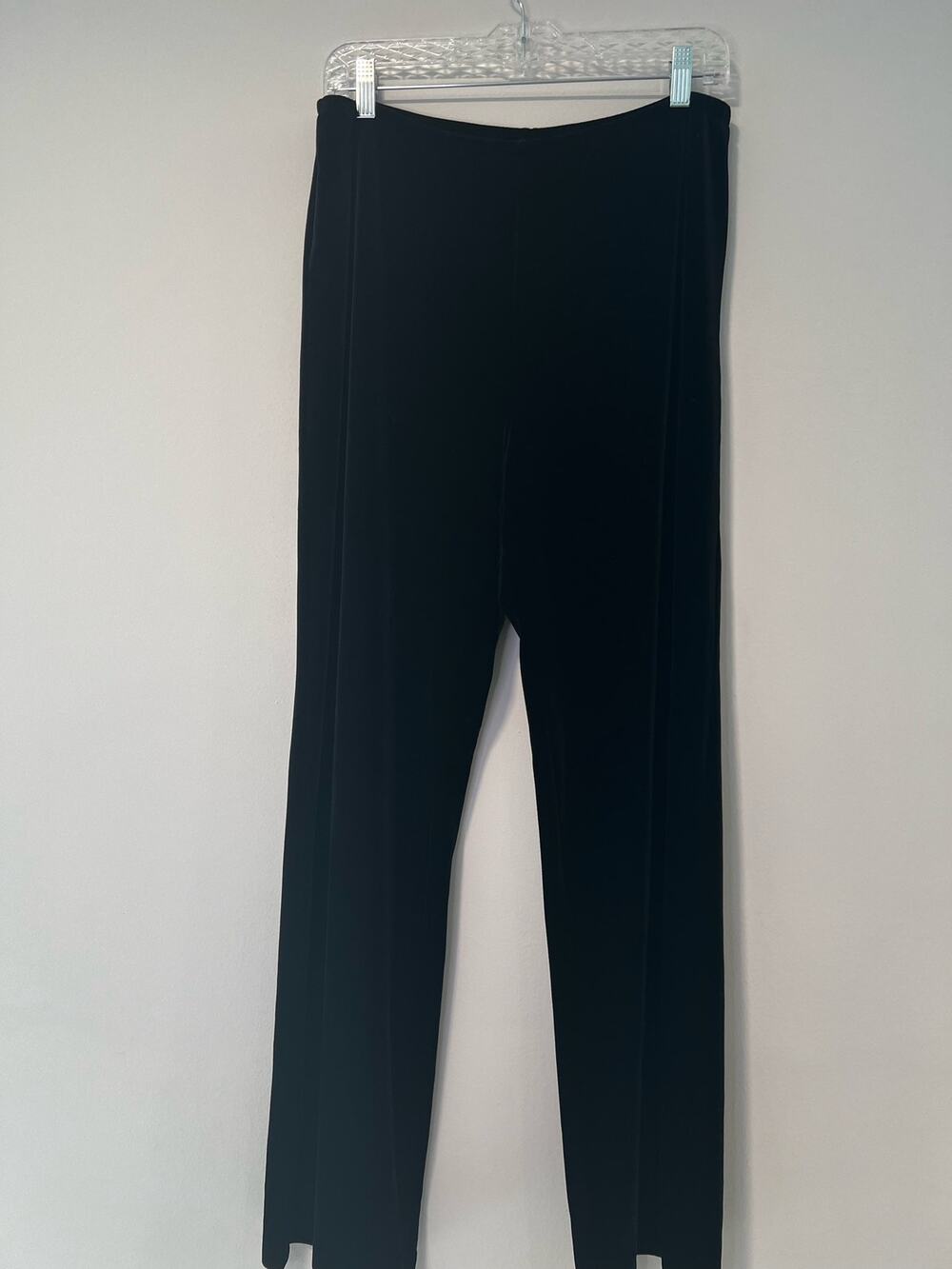 Velvet Wide Leg Black Pants Size Large
